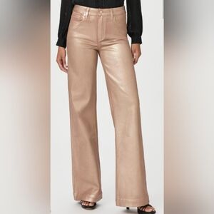 Paige Leenah Metallic Jeans Sz 31